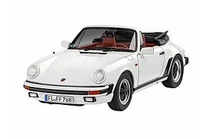 Revell 1/24 Porsche 911 G-Model 50th Anniversary Cabriolet Scaled Plastic Model Kit image 97597