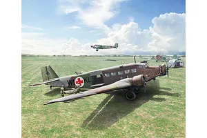 Italeri 1/72 Junker Ju-52/3m Transport Scaled Plastic Model Kit image 97726