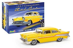 Revell 1/25 1957 Chevrolet Bel Air Car Scaled Plastic Model Kit image 97846