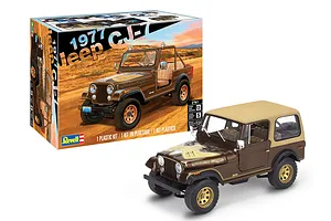 Revell 1/24 1977 Jeep CJ-7 Car Scaled Plastic Model Kit