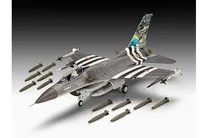 Revell 1/32 &amp;quot;50th Anniversary&amp;quot; F-16 Falcon Fighter Scaled Plastic Model Kit image 97890