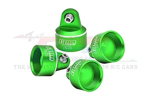 GPM Aluminium Shock Absorber Caps 4Pcs - Green