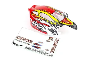 HSP 1/8 Planet Buggy Painted Red Body Shell image 9800