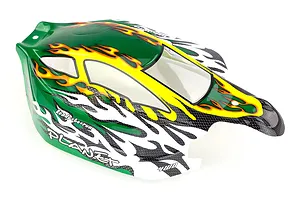 HSP 1/8 Planet Buggy Painted Green Body Shell image 9802