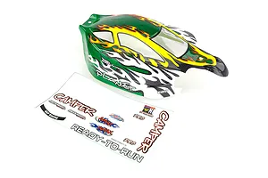HSP 1/8 Planet Buggy Painted Green Body Shell image 9803
