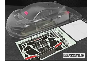 Bittydesign 1/8 AR8-GT3 1mm Unpainted Body Shell w/ Decals image 98043