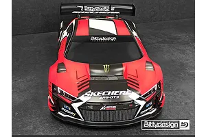 Bittydesign 1/8 AR8-GT3 1mm Unpainted Body Shell w/ Decals image 98045