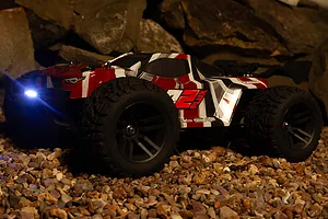 Maverick Quantum2 XT Flux RC Stadium Truck Electric Brushless 4WD 1/10 Scale RTR - Red image 98123