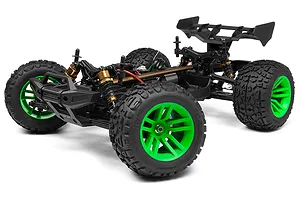 Maverick Quantum2 XT Flux RC Stadium Truck Electric Brushless 4WD 1/10 Scale RTR - Green image 98133