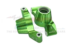 GPM Aluminium Rear Hubs 2Pcs - Green