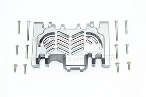 GPM Aluminium Gear Box Skid Plate Set - Grey Silver image 98304