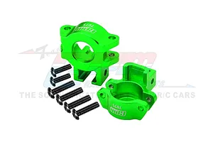 GPM Aluminium Rear Hub Carriers 2Pcs - Green