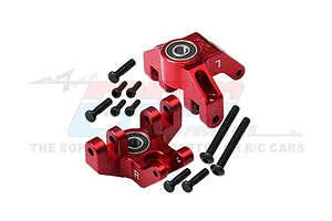 GPM Aluminium Front Spindle Set 2Pcs - Red