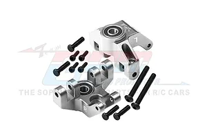 GPM Aluminium Front Spindle Set 2Pcs - Silver