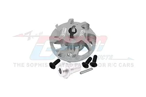 GPM Aluminium Spur Gear Adapter - Grey Silver