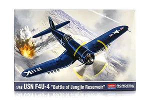 Academy 1/48 USN F4U-4 &amp;quot;Battle of Jangjin Reservoir&amp;quot; Corsair Fighter Scaled Plastic Model Kit image 98674