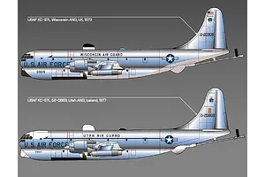 Academy 1/144 USAF KC-97L Stratofreighter Transport Scaled Plastic Model Kit image 98685