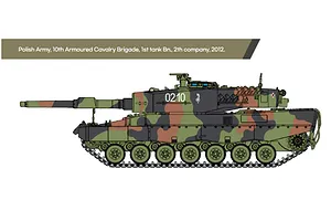 Academy 1/72 German Army Leopard 2A4 Tank Scaled Plastic Model Kit image 98692