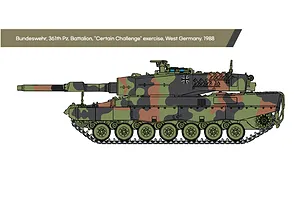 Academy 1/72 German Army Leopard 2A4 Tank Scaled Plastic Model Kit image 98695