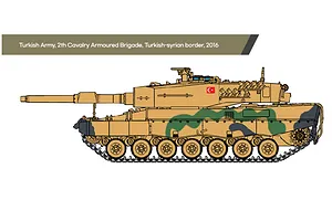 Academy 1/72 German Army Leopard 2A4 Tank Scaled Plastic Model Kit image 98697