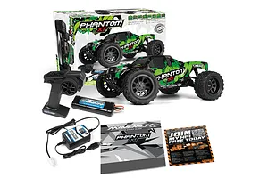 Maverick Phantom XT RC Truggy Electric 4WD 1/10 Scale RTR - Green image 98727