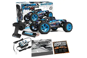 Maverick Phantom MT RC Monster Truck Electric 4WD 1/10 Scale RTR - Black/Blue image 98731