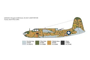 Italeri 1/48 A-20B Boston III Bomber Scaled Plastic Model Kit image 98826