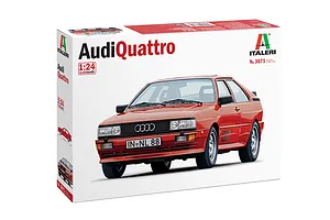 Italeri 1/24 Audi Quattro Car Scaled Plastic Model Kit image 98830