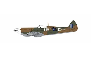 Airfix 1/24 Supermarine Spitfire Mk.VIII Fighter Scaled Plastic Model Kit w/Australian Decal Scheme image 98894