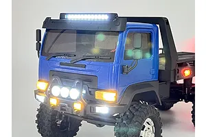 HobbyPlus 1/18 CR-18P 6X6 Flatbed Electric Brushed RTR RC Truck - Blue image 98934