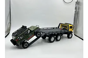 HobbyPlus 1/18 CR-18P 6X6 Flatbed Electric Brushed RTR RC Truck - Yellow image 98949