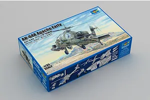 Trumpeter 1/35 AH-64A Apache Helicopter Scaled Plastic Model Kit image 99008