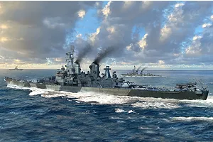 Trumpeter 1/700 USS Iowa BB-61 Fast Battleship Scaled Plastic Model Kit image 99024