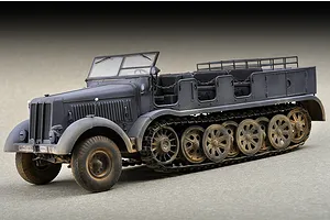 Trumpeter 1/72 Sd.Kfz.8 Schwerer Zugkraftwagen 12T Transport Scaled Plastic Model Kit image 99034