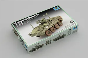 Trumpeter 1/72 US Army M1131 Stryker FSV APC Scaled Plastic Model Kit image 99039