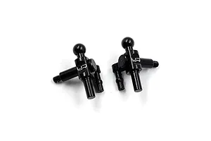 Yeah Racing Mini-Z Aluminium 0 Camber Steering Knuckles - Black 