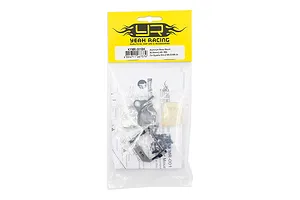 Yeah Racing Aluminium Motor Mount Set for Kyosho Mini-Z in original yellow and clear plastic packaging.