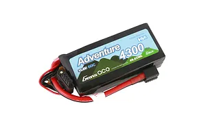 Gens Ace G-Tech Adventure 11.4V HV 4300mAh 60C Soft Case LiPo Battery image 99223