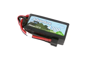 Gens Ace G-Tech Adventure 11.4V HV 4300mAh 60C Soft Case LiPo Battery image 99224