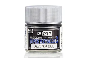 Mr Hobby Super Matt Aluminium 2 Metallic Paint 10ml