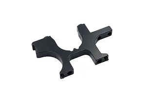RC Maker Aluminium Left/Right Front Bulkhead 1Pc - Black