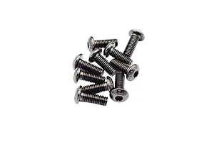 RC Maker 3x8mm Fine Thread Button Head Screws 10Pcs image 99460