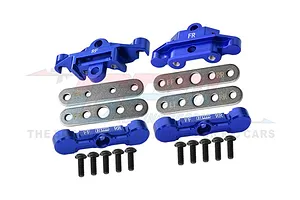 GPM Aluminium Front & Rear Lower Suspension Arm Tie Bar Set - Blue image 99538