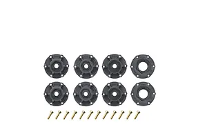 Louise 1/10 SC Removable Hex Set 12, 14 &amp; 17mm Wheel Connectors 8Pcs