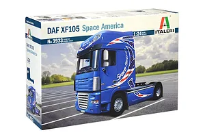 Italeri 1/24 DAF XF-105 Space America Truck Scaled Plastic Model Kit image 99706