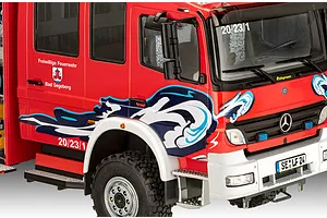 Revell 1/24 Mercedes Schlingmann TLF 16/25 Firetruck Scaled Plastic Model Kit image 99727
