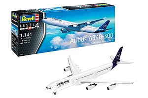 Revell 1/144 Airbus Lufthansa A340-300 Jet Scaled Plastic Model Kit