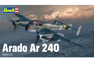 Revell 1/72 Arado AR 240 Bomber Scaled Plastic Model Kit image 99749