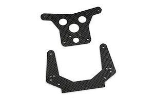 Yeah Racing Carbon Fibre Front &amp; Rear Shock Tower