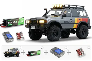 FMS FCX10 LC80 Toyota Land Cruiser RC Rock Crawler - Essentials Pack